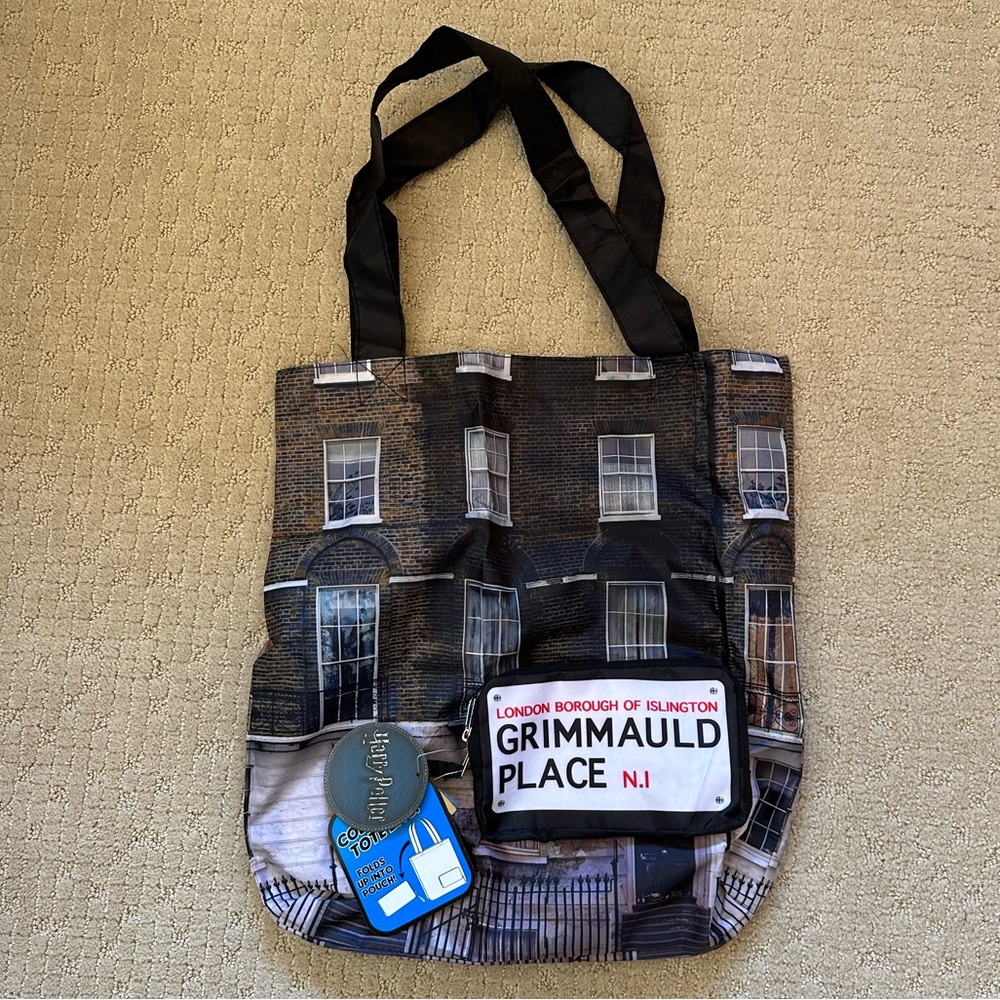 Harry Potter Grimmauld Place tote bag Loot crate Exclusive NWT